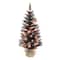 3ft. Pre-Lit Black Pine Artificial Christmas Tree, Clear Incandescent Lights